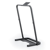 UREVO Walking Pad Handrail in black, promoting secure grip and added stability during walking workouts.